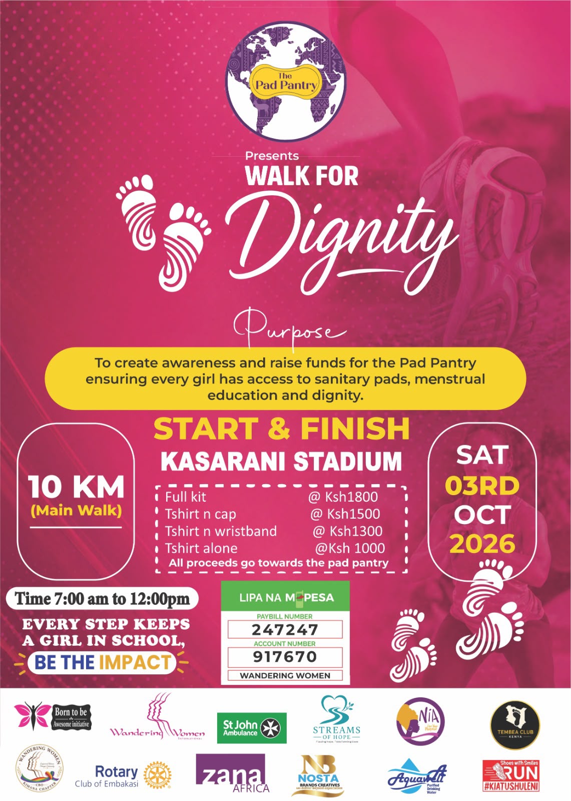 Charity Walk 2026 Poster